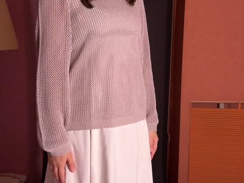 【VRゴーグル悪戯】ゆずき（前編）ぷるるんJDは気付かない？執拗なお触りと指入れ